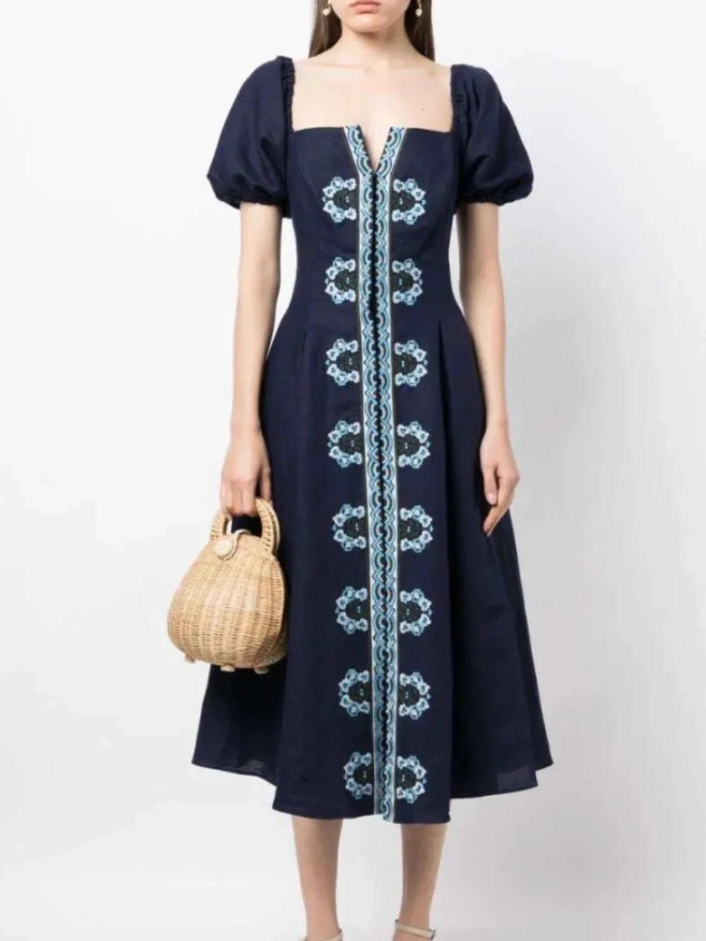 Sachin & Babi Shannon Midi Dress - 6 🌟 - Picture 1 of 8